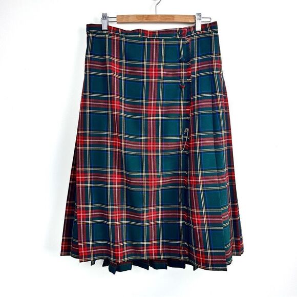 Vintage Bonda Nova Scotia Tartan Wool Pleated Kilt - Picture 2 of 13
